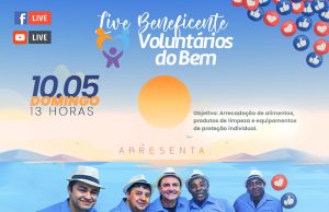 Live solidária: Grupo Cavaquinho de Ouro e Voluntários do Bem