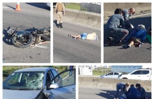 BR-101: Grave acidente é registrado no viaduto de acesso Norte a Tubarão