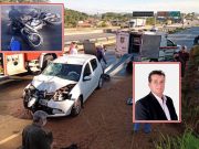 Acidente próximo à Ponte Anita Garibaldi resulta na morte de motociclista