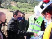 Obras de contenção contra deslizamentos na Serra do Rio do Rastro são inspecionadas pelo governador