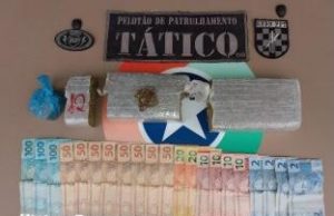 Polícia apreende mais de 1kg de maconha e prende 3 suspeitos de tráfico