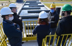 Estação de Tratamento de Esgoto de Tubarão passa por vistoria de prefeito e vice