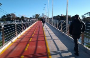 Passarela Ângelo Zabot é aberta ao público em Tubarão