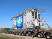 Transformador gigante de 184 toneladas será embarcado neste fim de semana no Porto de Imbituba