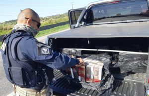 3,2 mil maços de cigarros contrabandeados são apreendidos em Imbituba
