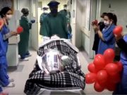 Vídeo: Paciente recebe alta da UTI do HNSC após 47 dias de internação por covid-19