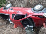 Idoso de 74 anos morre em capotamento em estrada do interior de Armazém