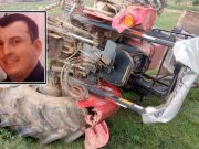 Trabalhador morre ao capotar trator em barranco na SC-108, em Braço do Norte