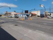 Rotatória será instalada no cruzamento entre a Pedro Zapelini e a Prudente de Morais (Morro do Canudo)