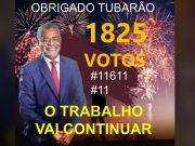 Professor Maurício é o candidato a vereador mais votado de Tubarão