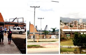 Urgente: Ginásio em construção desaba em Braço do Norte e 2 operários ficam feridos