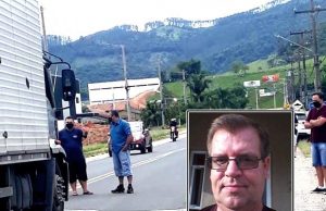 Pedestre é atropelado por caminhão em São Ludgero e sofre traumatismo craniano