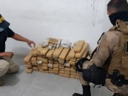 95 kg de maconha são apreendidos na BR-101, em Capivari de Baixo