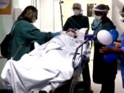 Covid: Idoso de 71 anos recebe alta da UTI do HNSC, em Tubarão, após 21 dias