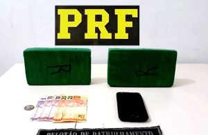 2 kg de cocaína são apreendidos na BR-101, em Imbituba