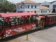 Trem de Natal da FCT faz alegria da criançada em cidades da Amurel