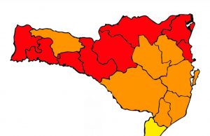 Matriz de risco aponta 8 regiões em estado gravíssimo, 7 grave e uma alto