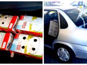 17 pássaros são apreendidos em gaiolas e caixas de leite na BR-101, em Tubarão