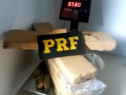 8,5 kg de maconha são apreendidos na região após fuga na BR-101