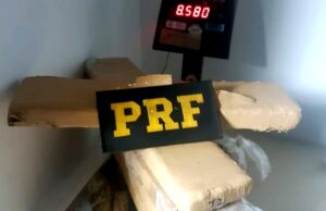 8,5 kg de maconha são apreendidos na região após fuga na BR-101