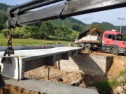 Kits de transposição das novas pontes do Areado e Sertão dos Mendes são montados