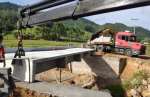 Kits de transposição das novas pontes do Areado e Sertão dos Mendes são montados