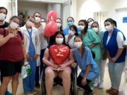 Vídeo: Menina de 13 anos tem alta após 24 dias tratando a Covid-19 no HNSC