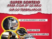 Empresa de Tubarão lança promoção e sorteios para o Dia do Trabalhador