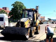Operação Tapa-Buracos: 34 toneladas de asfalto são utilizadas em 2 dias em Capivari de Baixo
