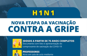 Nova etapa da vacinação contra a H1N1 inicia na próxima semana