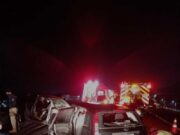 Acidente deixa duas pessoas presas nas ferragens, em Tubarão