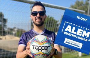 Projeto social Além das Quatro Linhas promove Futebol Solidário em Tubarão