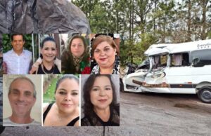 Professores morrem em acidente com van e caminhão no Paraná