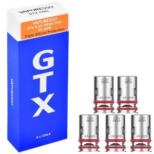 Coil Vaporesso GTX Mesh 0.2 - Caixa c/ 5 Unidades