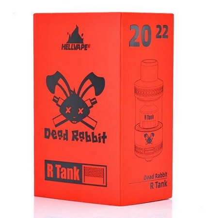 Atomizador HellVape Dead Rabbit R Tank RTA Mesh 25.5MM - Matte Black