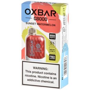 Oxbar - G 8000 Puffs - Sunset Watermelon