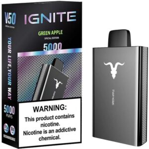 Ignite V50 Special Edition - 5000 Puffs - Green Apple