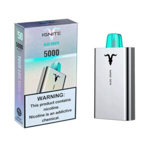 Ignite V50 – 5000 Puffs – Aloe Grape