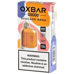 Oxbar – G 8000 Puffs – Avocado Nana
