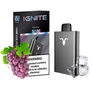 Ignite V50 Special Edition – 5000 Puffs – Grape Ice