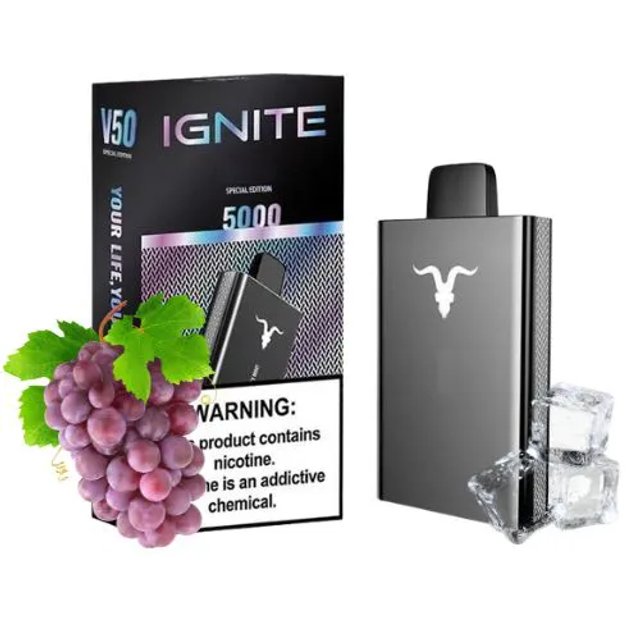 Ignite V50 Special Edition – 5000 Puffs – Grape Ice