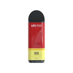 Life Pod Eco – ( Somente Refil ) 8000 Puffs – Strawberry Banana