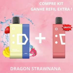 Elf Bar – EW 9.000 Puffs – Dragon Strawnana + Blue Razz Ice