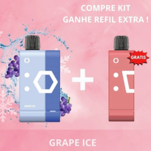 Elf Bar – EW 9.000 Puffs – Grape Ice + Cherry Strazz