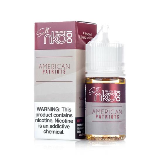 NicSalt Naked 100 Tobacco ( USA ) – American Patriots 50mg 30ml