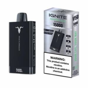 Ignite V150 – 15000 Puffs – Peppermint & Cream