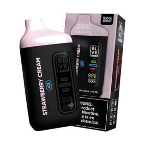 BLVK Bar – 20.000 Puffs – Strawberry Cream Ice