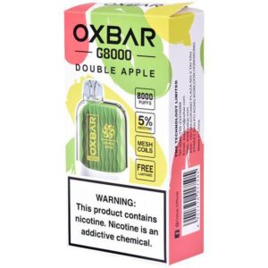 Oxbar – G 8000 Puffs – Double Apple