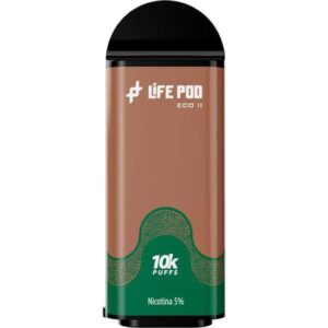 Life Pod Eco II – ( Somente Refil ) 10.000 Puffs – Capuccino