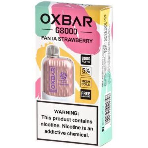 Oxbar – G 8000 Puffs – Fanta Strawberry